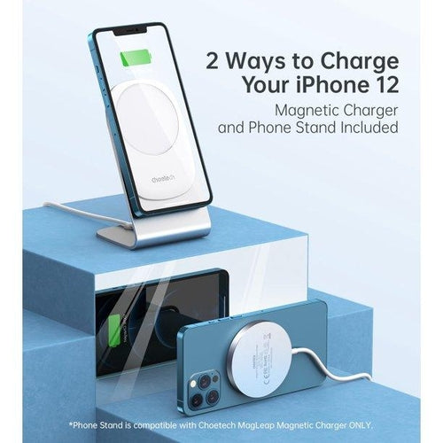 CHOETECH MagLeap Magnetic Wireless Charger & Phone Stand