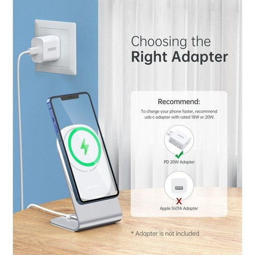 CHOETECH MagLeap Magnetic Wireless Charger & Phone Stand