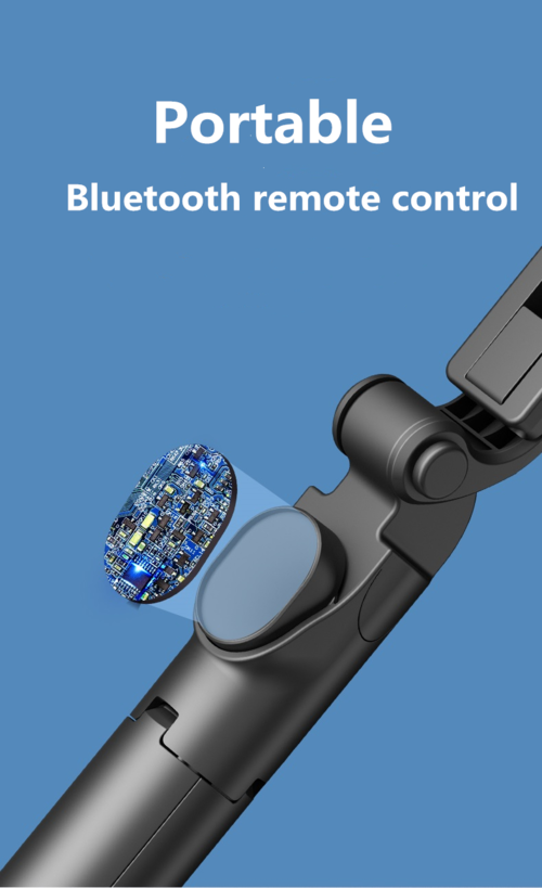 3-in-1 Bluetooth Selfie Stick Tripod with LED Fill Light