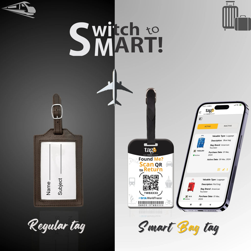 Smart Bag Security Tag - Germany Flag [Pack 2]-1